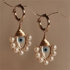 Eye Pearl Earrings
