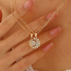 2 Piece Sun & Moon Magnetic Necklace