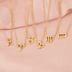 Zodiac sign necklace Chain