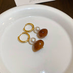 Irregular Round Earrings