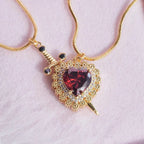 Arrow & The Heart Necklace Set