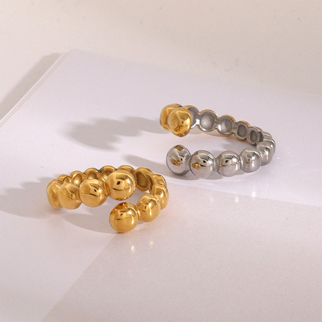 Titanium Open Cross Ring