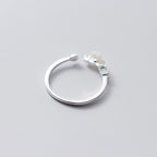 Shell Flower Open Ring