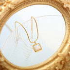 Gold Plated Square 14K Necklace