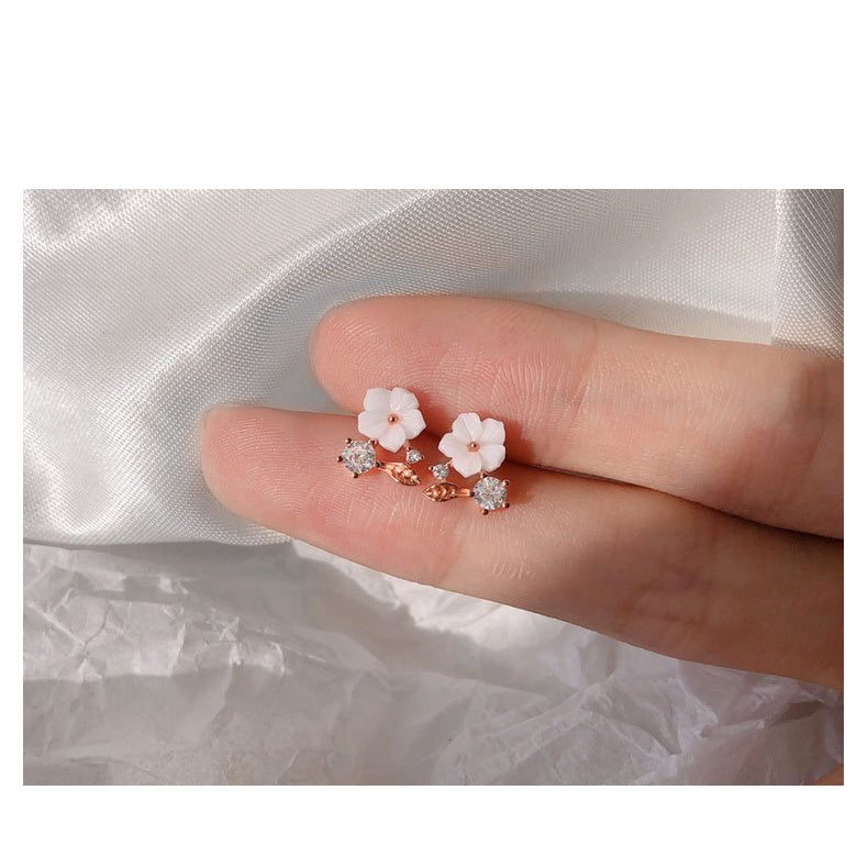 Sterling Silver Floral Earrings