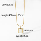Gold Plated Square 14K Necklace