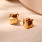 Geometric Square Earring