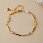Pearl Gold Bracelet