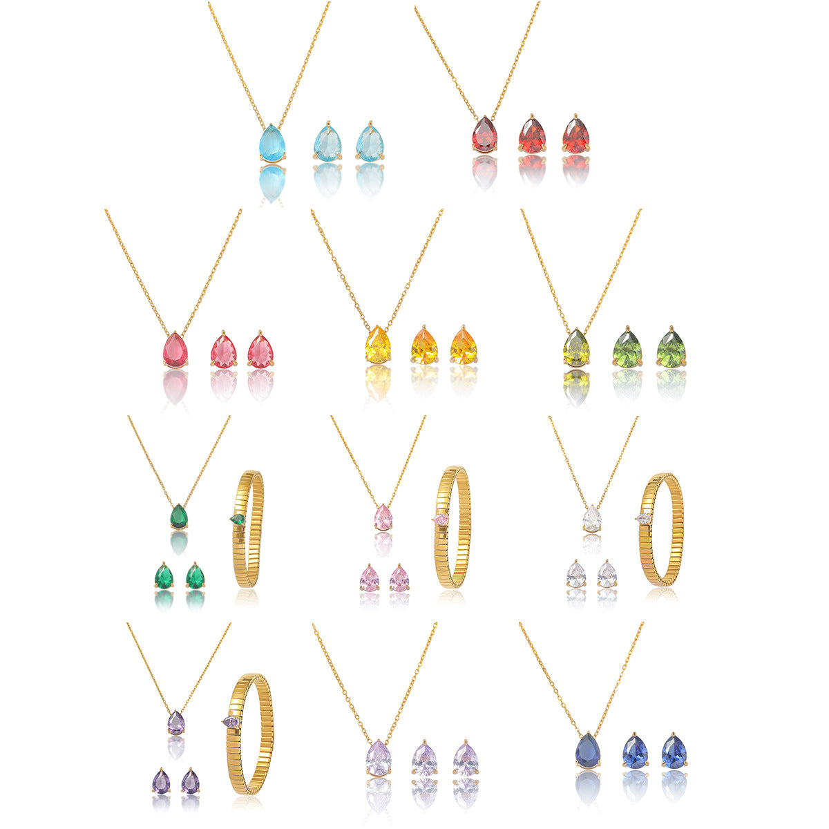 Coloured Diamond Sets