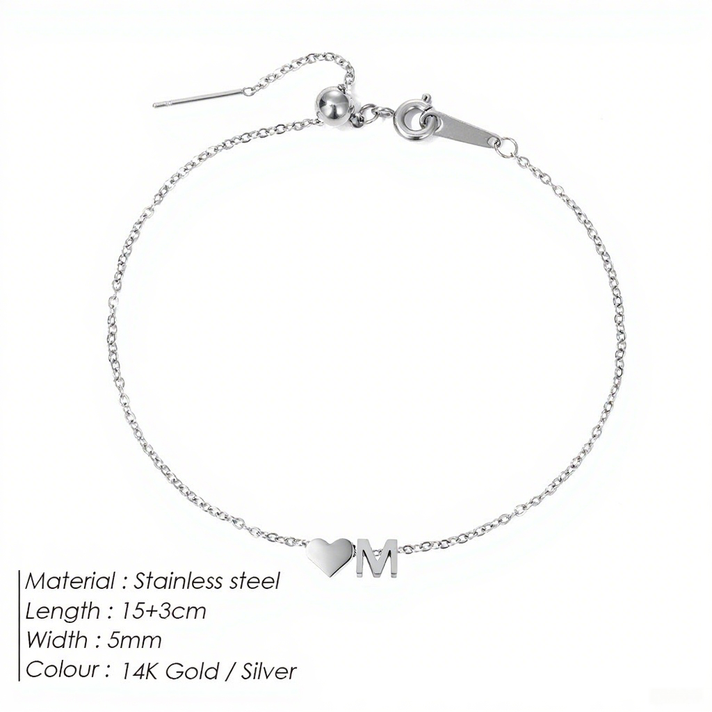 26 letter DIY women's bracelet