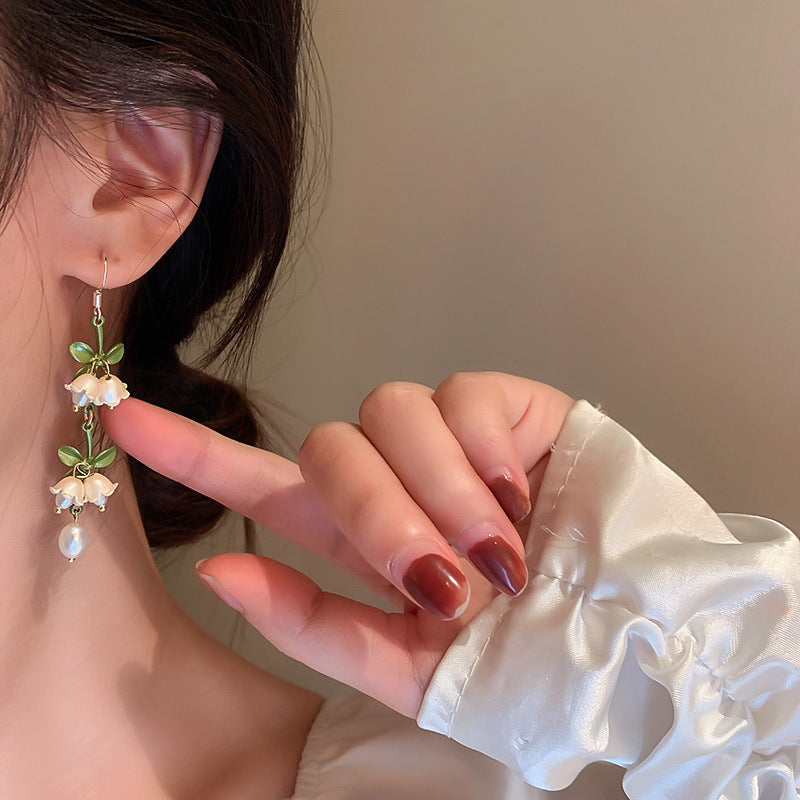 Pearl Lily Of The Valley Earrings