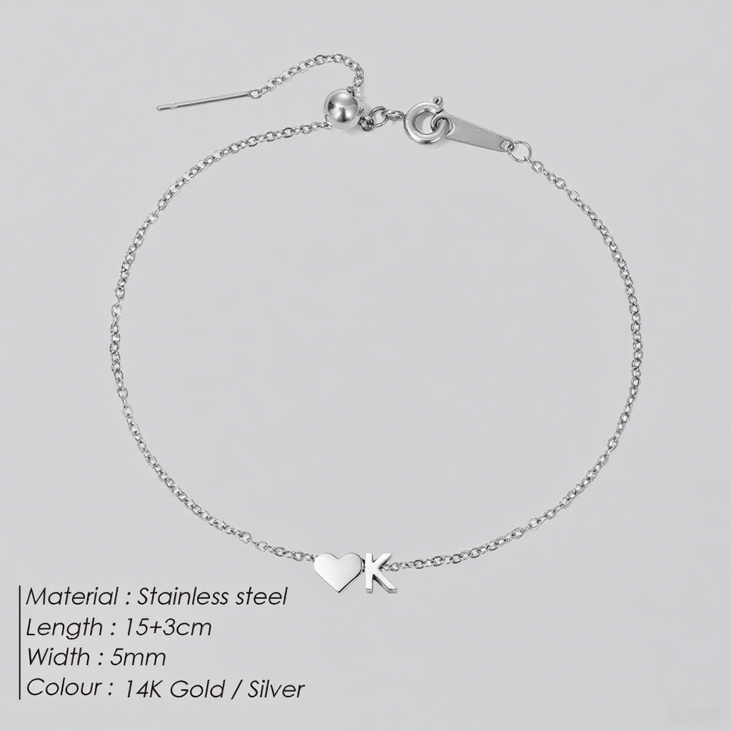 26 letter DIY women's bracelet