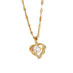 Golden Pendant Necklace