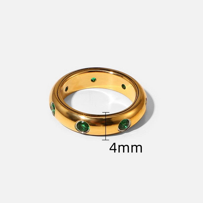 Golden Minimalist ring