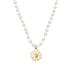 Spring Pearl Flower Pendant