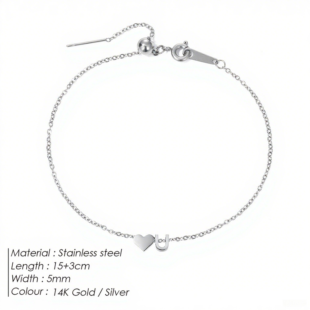 26 letter DIY women's bracelet