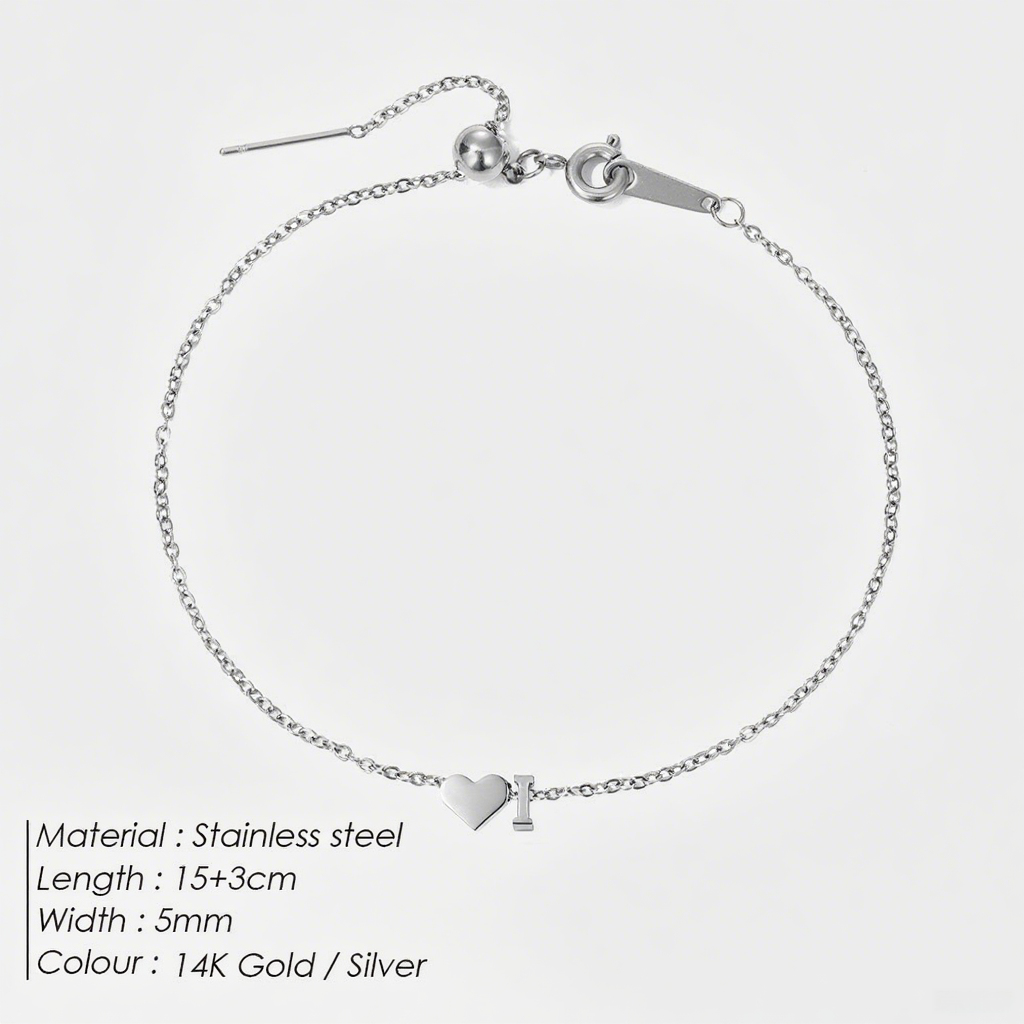 26 letter DIY women's bracelet