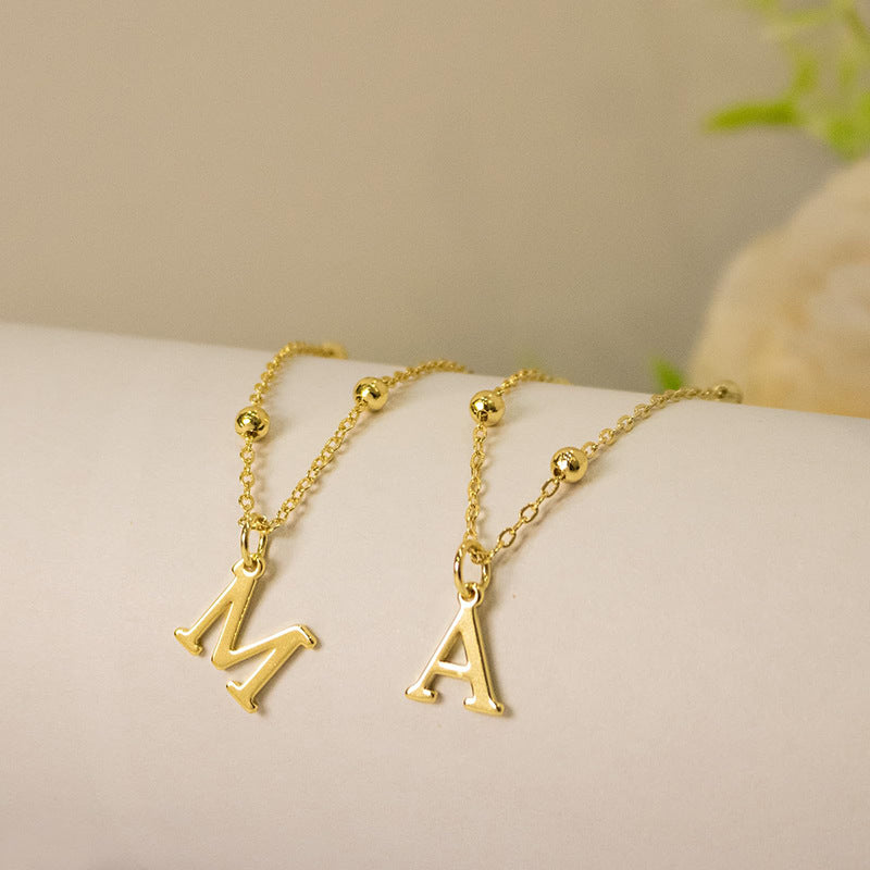 26-Letter Pendant Necklace
