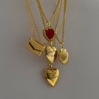 Shell Stainless Steel Album Necklaces