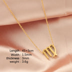 Zodiac sign necklace Chain