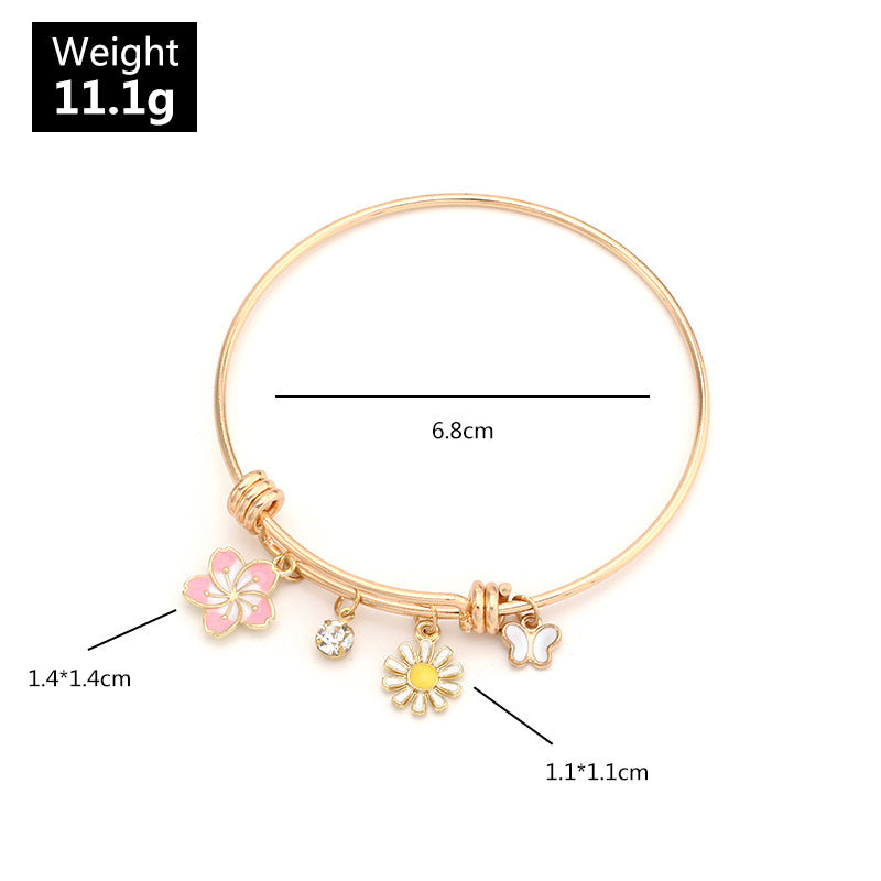Butterfly Flower Bracelet