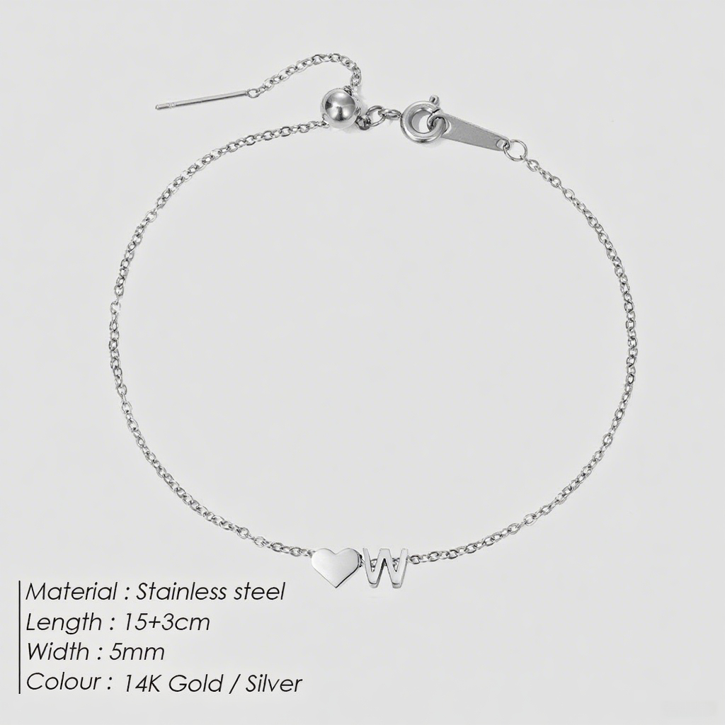 26 letter DIY women's bracelet