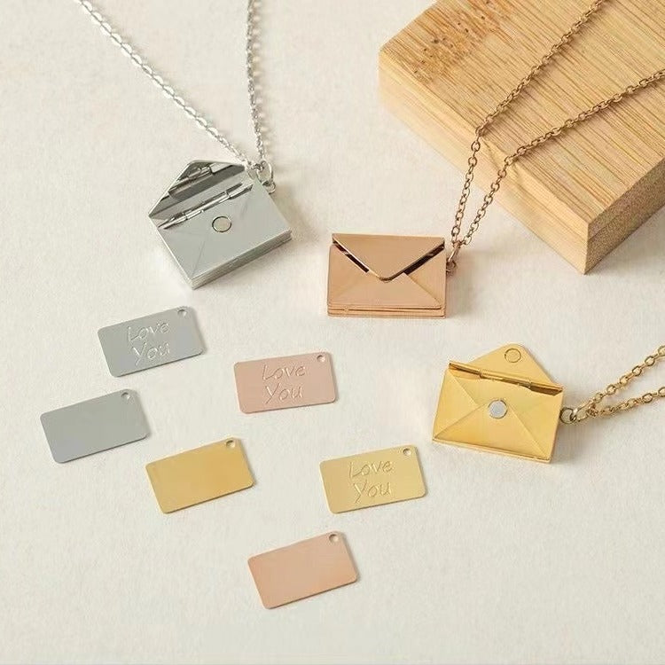 Envelope necklace