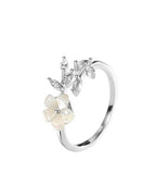 Shell Flower Branch Ring
