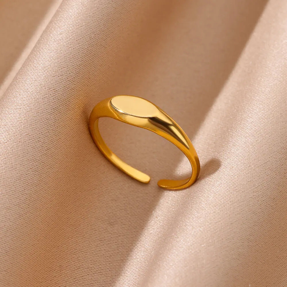 Adjustable Gold Plated Ring