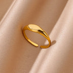 Adjustable Gold Plated Ring