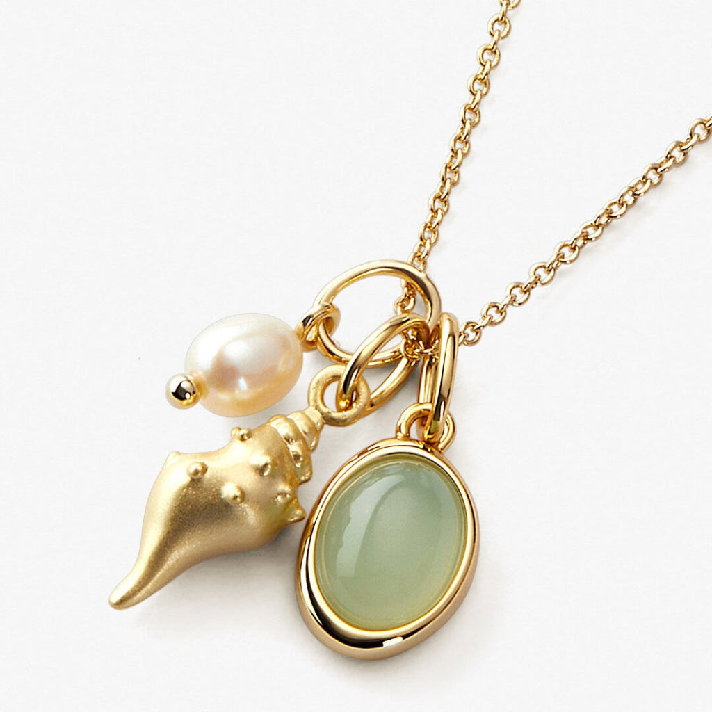 Gold-Plated Conch Necklace