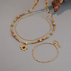 Tiger Eye Beads Necklace