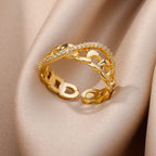 18k Gold-Plated Ring Collection