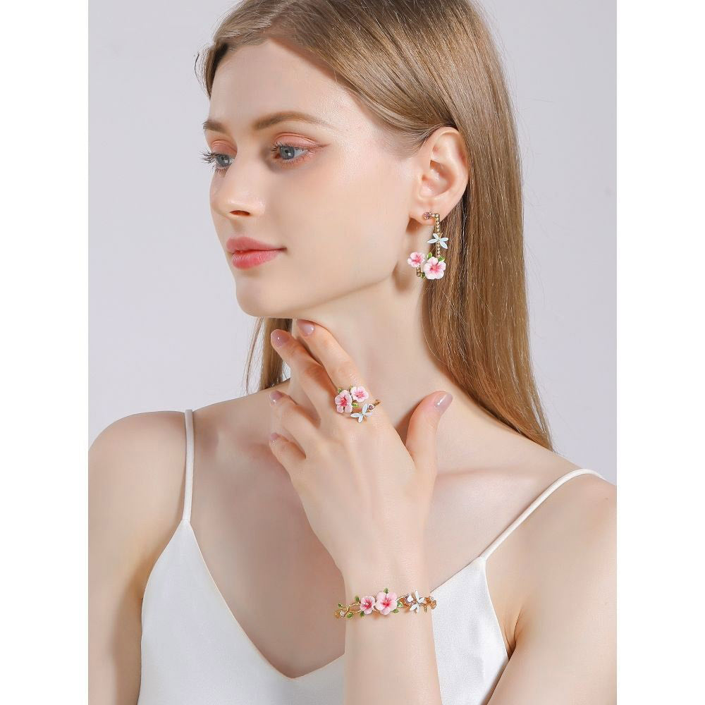 Hibiscus Dragonfly Ring