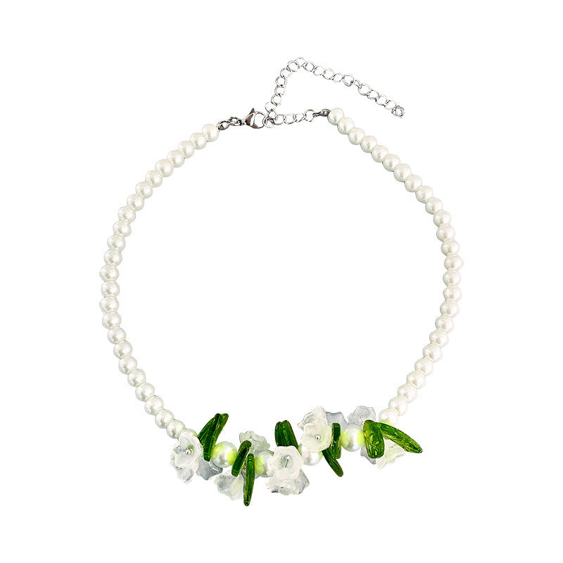 Lily Of The Valley Pearl Necklace