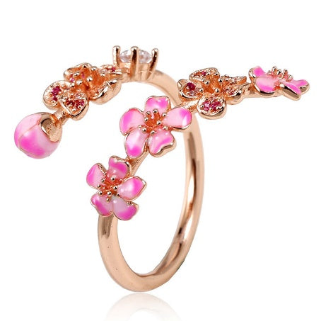 Flower Petal Pink Ring