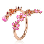 Flower Petal Pink Ring