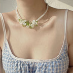 Lily Of The Valley Pearl Necklace