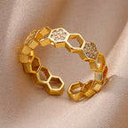 18k Gold-Plated Ring Collection