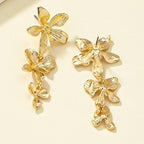 Irregular Long Flower Earrings