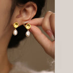Pearl Retro Earrings