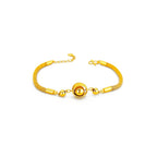 Gold Woven Beads Bracelet