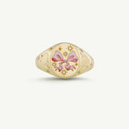 Stainless Steel Adjustable Barroco Rings