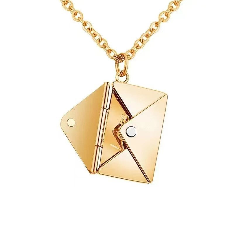 Envelope necklace