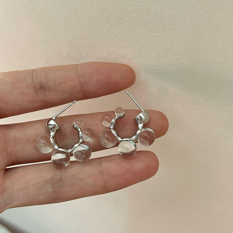 Crystal Hoop Earrings