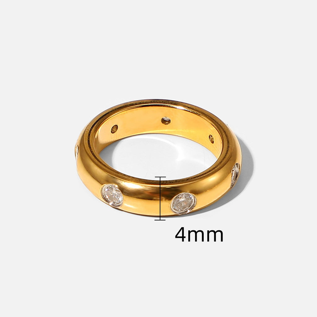 Golden Minimalist ring