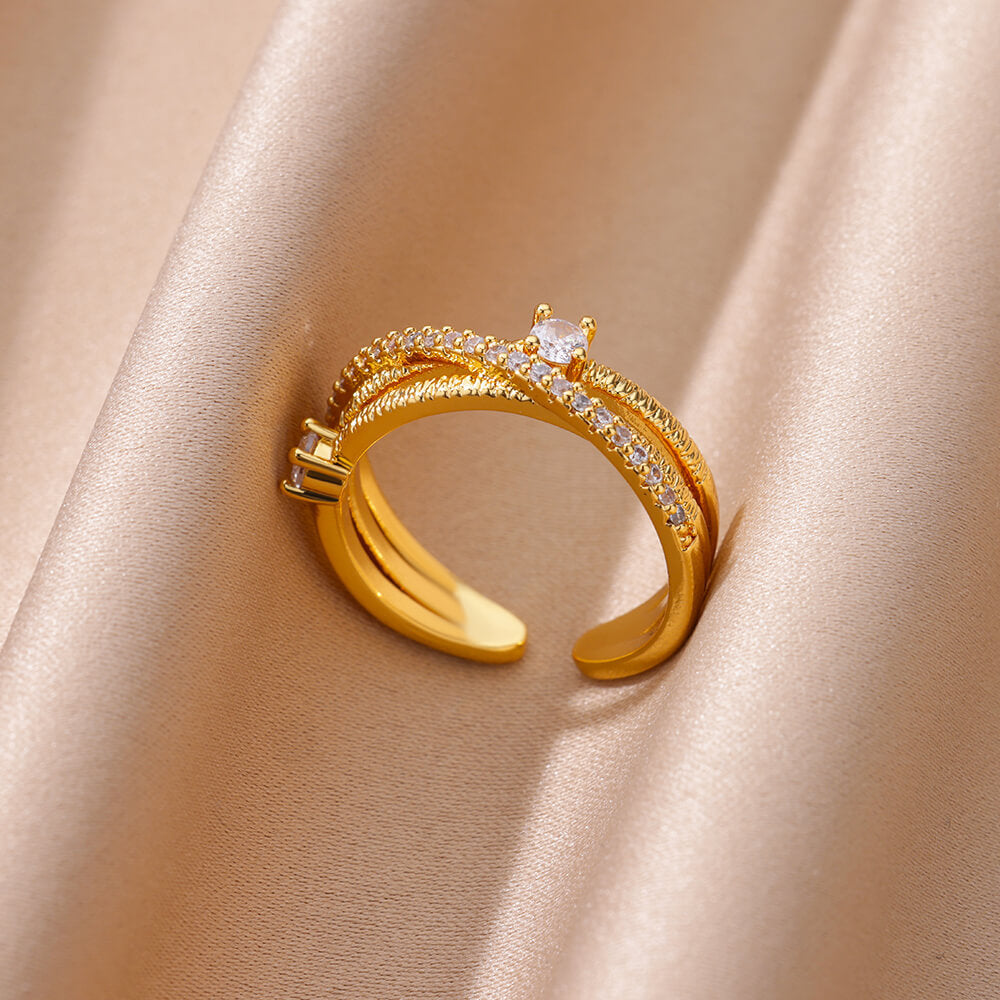 18k Gold-Plated Ring Collection