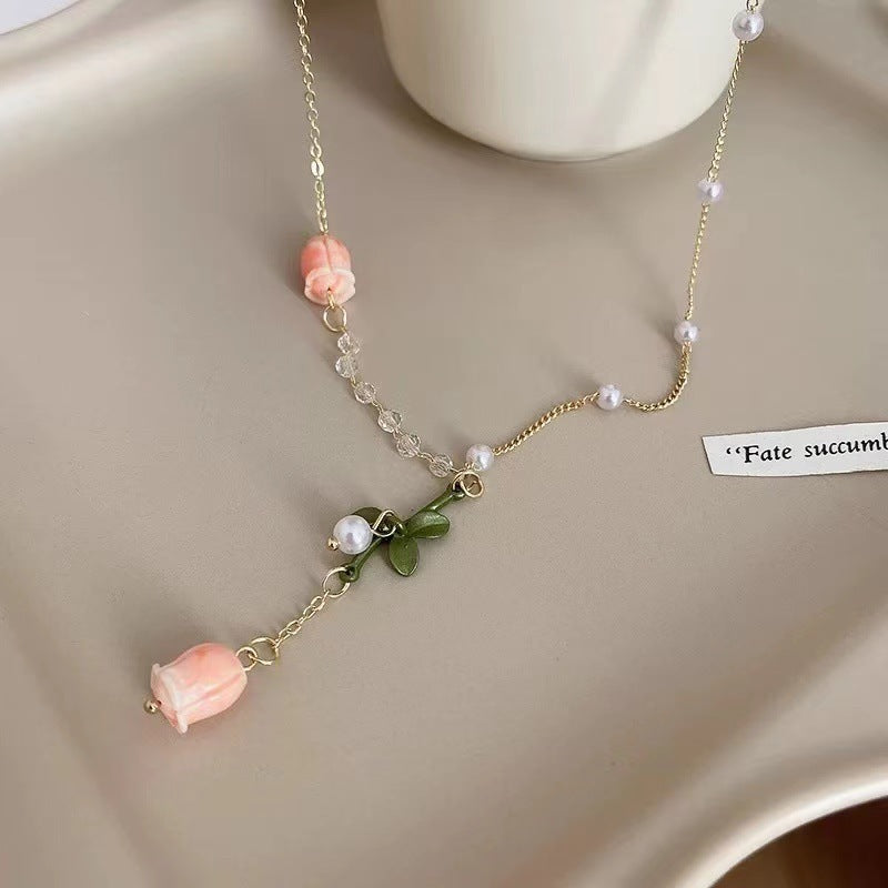 Pearl Flower Necklace