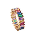 Colorful Zircon ring