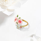 Hibiscus Dragonfly Ring